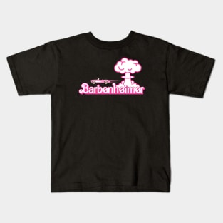 Barbenheimer Barbie Oppenheimer fanmade funny Kids T-Shirt